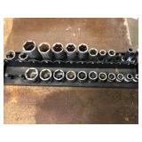 Set of Shallow Well-Deep Well Impact Socket 3/8"