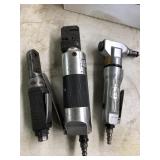 3 PC Pneumatic Punch Set, Nibbler, 1/4" Ratchet