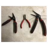 Set of 3 MAC Offset & Side Cutter Pliers
