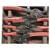 4 PC Snap Ring Plier Set