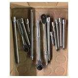 Assorted Craftsman & Snap-On (Bent) Ratchets and