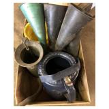 Metal Oil Cans and Funnels