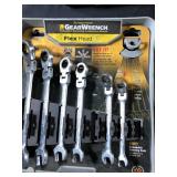 Flex Head Ratchet Gear Wrenches - 1 Missing