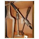 2 Slide Hammers, Glass Mover, Large Clamp
