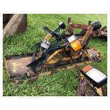 Two Meyers Snow Plow Blades W/Frame