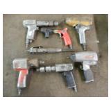 Box of Pneumatic Air Tools: Mac, Craftsman,