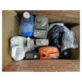 Box with Oils, Rust Bomb, LPS, Etc.