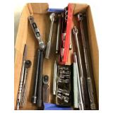Box With 1/2" Ratchets, Braker Bars, Extensions