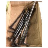 Box Lot With 8 Pry Bars