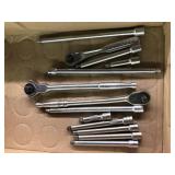 Assorted Craftsman & Snap-On (Bent) Ratchets and