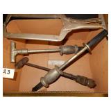 2 Slide Hammers, Glass Mover, Large Clamp
