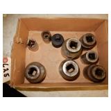 3/4" Drive Sockets, 4 Snap-On 1 1/8", 1 1/2", Etc