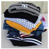 (TX) (3) Tops, (5) Bottoms, (1) Beanie