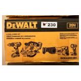 (TX) DeWalt - 4 Tool Combo Kit