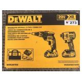 (TX) DeWalt - Brushless Drywall 2-Tool Combo