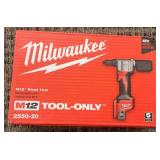 (TX) Milwaukee - M12 Rivet Tool
