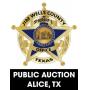 Jim Wells County Sheriff's Office online auction 4/21/2026