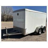 (TX) 2008 Wells Industries Enclosed Cargo Trailer