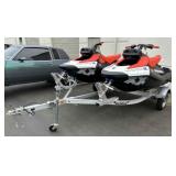 (WA) 2024 Triton Wave II Trailer w/ (2) Jet Skis