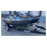 (CA) 2021 Zeiman Trailer w/ (2) Jet Skis