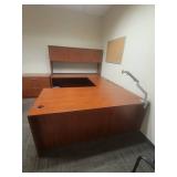 U Shape Wilcox Office Desk with Hutch