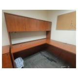 U Shape Wilcox Office Desk with Hutch