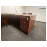 U Shape Wilcox Office Desk with Hutch