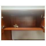 U Shape Office Desk with Hutch - Computer Sold Separately