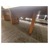 12ft x 4ft Confrence Table with Outlets Built in