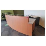 Curved Receptionist Desk