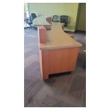 Curved Receptionist Desk