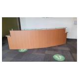 Curved Receptionist Desk