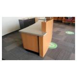 Curved Receptionist Desk