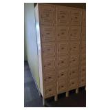 18 Cubby Locker Cabinet