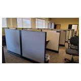 11 cubicle office compartments