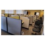 11 cubicle office compartments