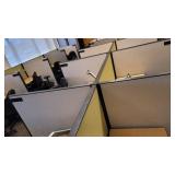 11 cubicle office compartments