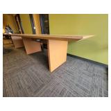 Conference Table with Center Outlet 8ft x 4ft x 29 in