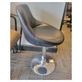 Adjustable Faux Leather Barstools