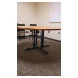 5ft round office conference table