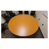 5ft round office conference table