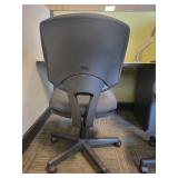 Mesh Back Black Office Chair with No Arms