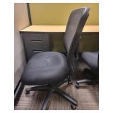 Mesh Back Memory Foam Seat No Arm Office Chair