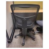 Mesh Back Memory Foam Seat No Arm Office Chair