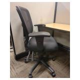 Square Back Mesh Steel Case Memory Foam Padded Seat Office Chair - 1st Come 1st Serve