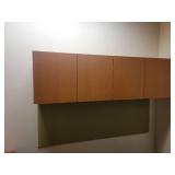 Partially Dissasembled U Shape Desk with Hutch