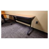 Tilting Work Station Table on Casters