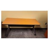 Tilting Work Station Table on Casters