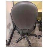Oval Shape Steel Case Office Chair