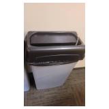 Lot of 3 Flip Top Tash and Recycling Cans
